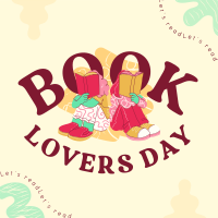 Hey There Book Lover Instagram Post Design