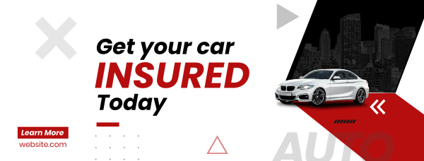 Auto Insurance Facebook Cover Design