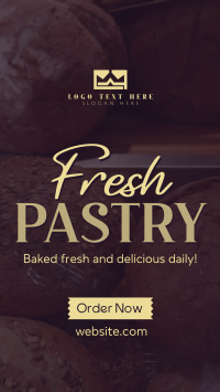 Rustic Pastry Bakery Facebook story Image Preview