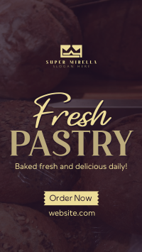 Rustic Pastry Bakery Facebook Story Image Preview