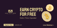 Earn Crypto Live Webinar Twitter post Image Preview