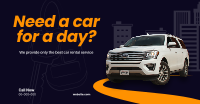 Car Rental Offer Facebook ad Image Preview