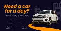 Car Rental Offer Facebook Ad Design