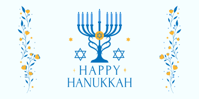 Hanukkah Festival of Lights Twitter Post Image Preview