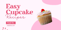 Easy Cupcake Recipes Twitter post Image Preview