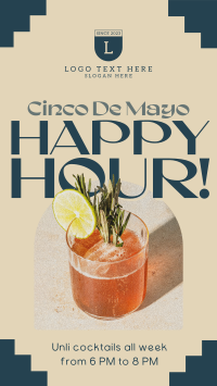 Cinco De Mayo Happy Hour Facebook story Image Preview