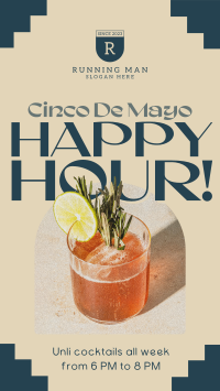 Cinco De Mayo Happy Hour Facebook story Image Preview