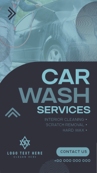 Minimal Car Wash Service Instagram Story Design