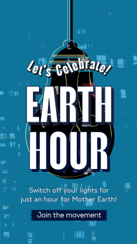 Earth Hour Light Bulb YouTube short Image Preview