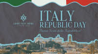 Elegant Italy Republic Day Facebook event cover Image Preview