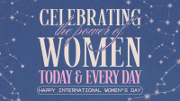 Celestial Women's Day Quote Animation Preview