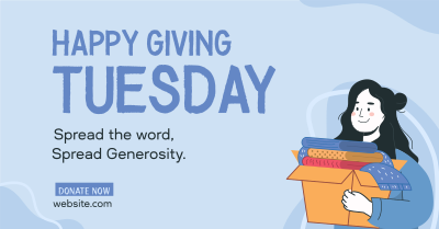 Spread Generosity Facebook ad Image Preview