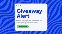 Giveaway Notification Facebook Event Cover Design