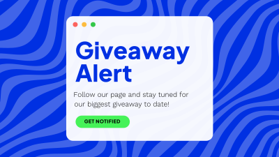 Giveaway Notification Facebook event cover Image Preview