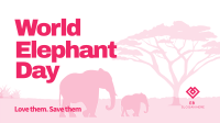 Safari Elephant Facebook Event Cover Image Preview