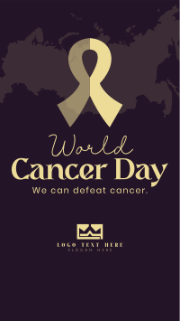 We Can Defeat Cancer Facebook Story Design