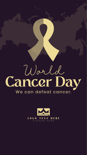 We Can Defeat Cancer Facebook story Image Preview