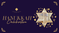 Hanukkah Family Facebook Event Cover Design