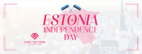 Majestic Estonia Independence Day Facebook Cover Design