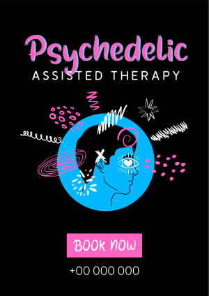 Psychedelic Assisted Therapy Flyer Image Preview