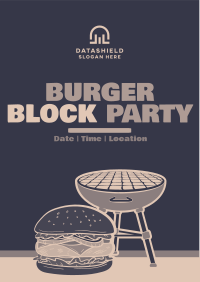 Burger Grill Party Flyer Image Preview