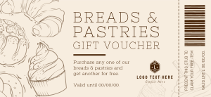 Pastries & Breads Gift Certificate Image Preview