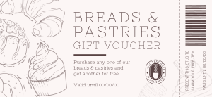 Pastries & Breads Gift Certificate Image Preview