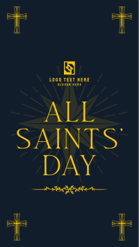 Solemn Saints' Day Instagram Story Design