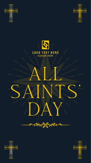 Solemn Saints' Day Instagram story Image Preview