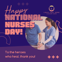 Healthcare Nurses Day Instagram Post Design