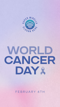 Minimalist World Cancer Day Facebook Story Image Preview