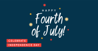 Sparkling Fourth of July Facebook Ad Design