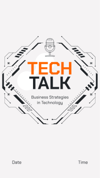 Tech Talk Podcast Instagram story Image Preview