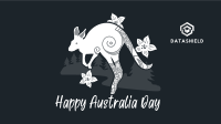 Kangaroo Australia Day Facebook Event Cover Image Preview