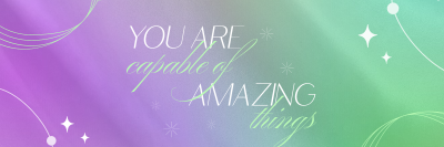 You Are Amazing Twitter header (cover) Image Preview