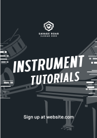 Music Instruments Tutorial Poster Image Preview