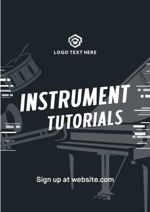 Music Instruments Tutorial Poster Image Preview