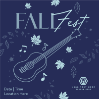 Fall Music Fest Instagram post Image Preview