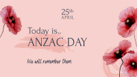 Anzac Day Message Zoom background Image Preview