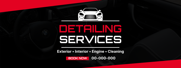 Car Detailing Services Facebook Cover Design Image Preview