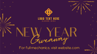 Sophisticated New Year Giveaway Animation Image Preview
