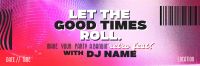 Retro Party DJ  Twitter Header Preview