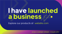 Business Launch Announcement Animation Preview