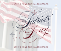 Remembering Patriot's Day Facebook Post Design