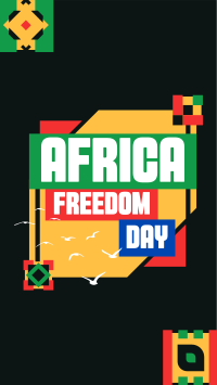 Tiled Freedom Africa Facebook Story Design