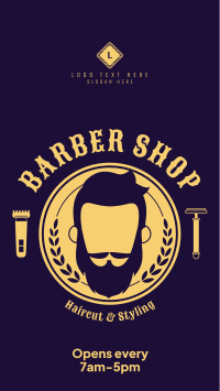 Premium Barber Instagram story | BrandCrowd Instagram story Maker