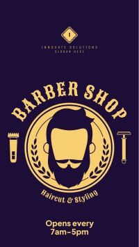 Premium Barber Instagram story Image Preview