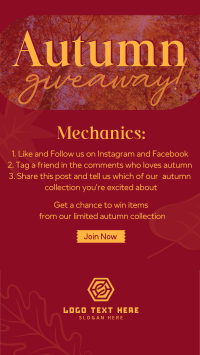 Autumn Leaves Giveaway Instagram reel Image Preview