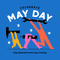 May Day Walks Instagram Post Design