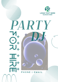 Party DJ Poster Design